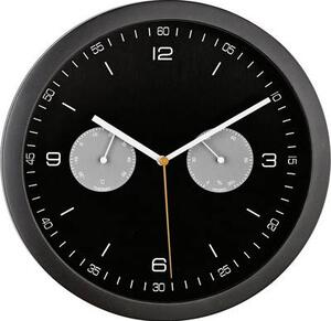 Mebus 52825 Rádiójel vezérlésű Falióra 260 mm x 42 mm Fekete