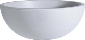 Maceta Resina Conica Gris Claro 40 Cm