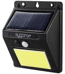 Sygonix napelemes fali lámpa fekete (SY-5626572)