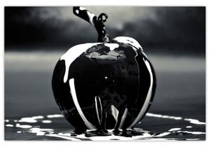 Egy fekete alma képe (90x60 cm)