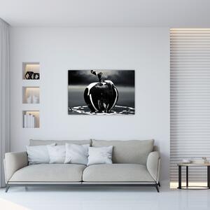 Egy fekete alma képe (90x60 cm)
