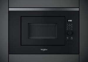Whirlpool WMF201G Beépíthető Mikrohullámú Sütő Grill Funkcióval 20L 800W Fekete