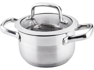 Lamart LTSS1695 Prestige 1.9L/16cm Lábas üveg fedővel - Inox