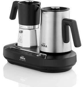 Arzum OK0027 Okka Automata Kettős kotyogós Kávéfőző 1350 Watt - Ezüst