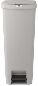 BRABANTIA StepUp pedálos hulladékgyűjtő hulladéktípus jelölő ablakkal 40L középszürke BR808005