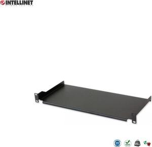 Intellinet Rack 19" Shelf 1U 200mm, non-vented, black
