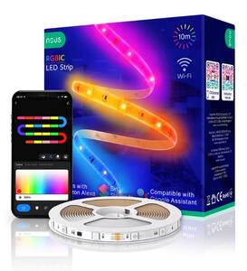 Nous F5 okos Tuya Wi-FI RGBIC LED szalag 10 méter