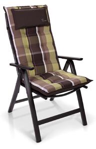 Blumfeldt Sylt, üléspárna, üléspárna székre, magas háttámla, párna, poliészter, 50 x 120 x 9 cm, 2 x ülőpárna