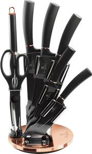 Késkészlet blokkal Berlinger Haus Black Rose 6 részes