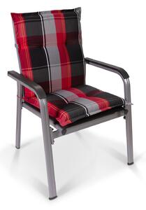 Blumfeldt Prato, üléspárna, üléspárna székre, alacsony háttámla, kerti székre, poliészter, 50 x 100 x 8 cm, 4 x huzat