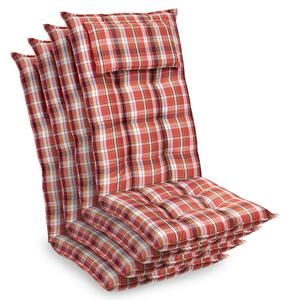 Blumfeldt Sylt, üléspárna, üléspárna székre, magas háttámla, párna, poliészter, 50 x 120 x 9 cm, 4 x alátét
