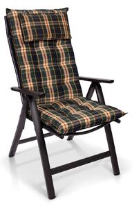 Blumfeldt Sylt, üléspárna, üléspárna székre, magas háttámla, párna, poliészter, 50 x 120 x 9 cm, 4 x üléspárna