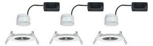 Fürdőszobai beépíthető lámpa 3 részes készlet LED LED 19.5 W IP44 Paulmann Nova Fehér (matt)