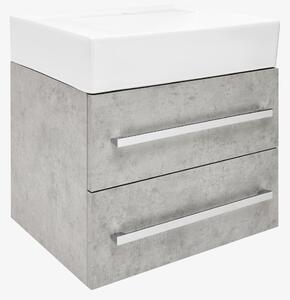 Fürdőszobaszekrény fürdőszobaszekrény SAT Cube Way 60x53x46 cm fürdőszobaszekrény mat CUBE46602BESATCWL