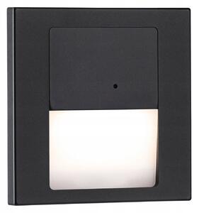 Paulmann Tsaro eckig 80x36mm 1W 80lm 230V 2700K Fali beépíthető lámpa LED 1 W Fekete (matt) (80004)
