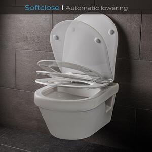 Blumfeldt Aliano, WC-ülőke, D-alak, automatikus lecsukódás, antibakteriális, fehér