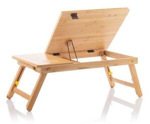 Innovagoods Laptop Állvány / Asztal - Bambusz