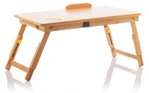 Innovagoods Laptop Állvány / Asztal - Bambusz