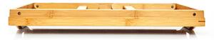 Blumfeldt Felszolgáló tálca, multifunkcionális, 50 x 23 x 30 cm, összecsukható lábacskák, bambusz
