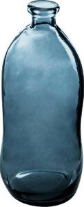 Jarrón "uly" De Vidrio Reciclado Azul Tormenta H73cm