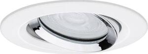 Fürdőszobai beépíthető lámpa LED GU10 7 W IP65 Paulmann Nova Fehér (matt), Króm