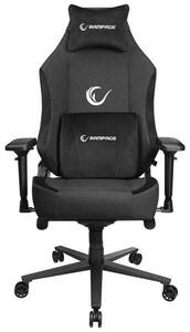 Rampage Gamer szék - KL-R72 WOOF (lábtartó, nagy teherbírás, fekete)