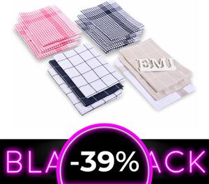 EMI Cloth kockás konyharuha szett 12 db