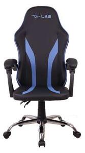 The G-Lab Gamer szék - KS NEON BLUE (kék; állítható magasság; áll. kartámasz)