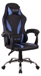 The G-Lab Gamer szék - KS NEON BLUE (kék; állítható magasság; áll. kartámasz)