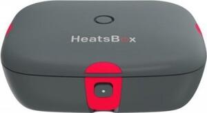 HEATSBOX Faitron STYLE Hordozható fűthető ételhordó Szürke