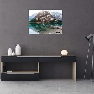 Kép egy hegyi tóról (70x50 cm)