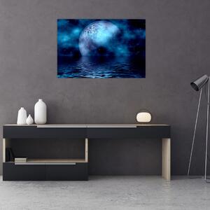 A hold képe a tenger felett (90x60 cm)