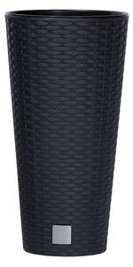 Prosperplast Rato Tubus virágcserép antracit 30 cm-es betéttel