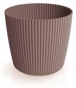 Virágcserép Prosperplast MILLY ROUND marsala 23,6 cm