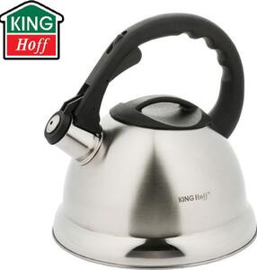 Kinghoff KH-3244 Teáskanna, Sípszóval - Inox - 3.0L