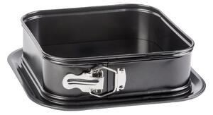 Berretti BR-8693 Szögletes csatos tortaforma 23,5 x 23,5 cm - Fekete