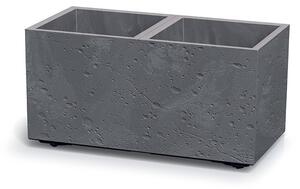 Virágcserép Prosperplast SIERRA CASE beton effect 57,7 cm szürke