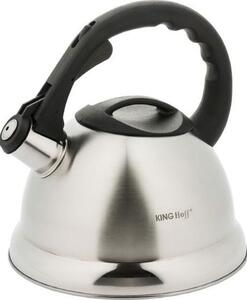 Kinghoff KH-3244 Teáskanna, Sípszóval - Inox - 3.0L
