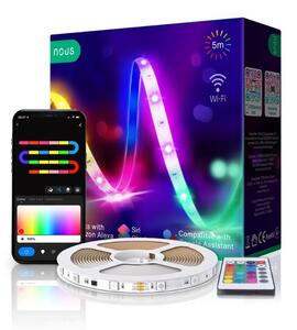 Nous F1 okos Tuya Wi-FI RGB LED szalag 5 méter