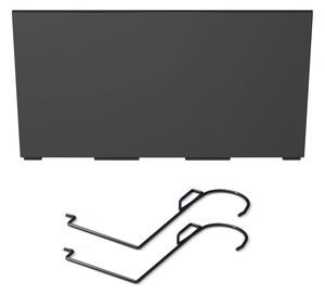 Virágcserép Prosperplast URBI CASE W 39,5 cm antracit színben