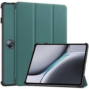 Gigapack OnePlus Pad 2 bőr hatású fliptok sötétzöld (GP-161054)