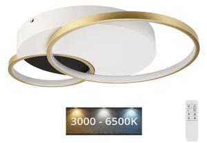 Lamkur Dimmelhető mennyezeti lámpa BENITO LED/31W/230V 3000-6500K fehér/arany LA50973