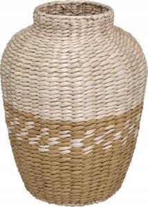 Florero Carmen Natural De Dos Tonos D25 X H32 Atmosphera