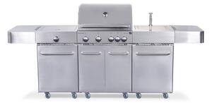 G21 Arizona gázgrill, BBQ Premium Line konyha 6 égőfej + ajándék nyomáscsökkentő