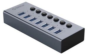 ORICO 7in1 Type-C HUB 7 USB aljzat 100cm világosszürke BT2U3-7AB