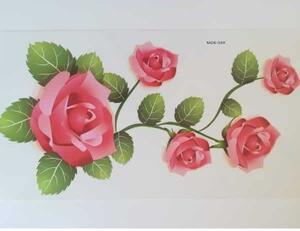 Rózsák dekorációs falmatrica 32x69cm