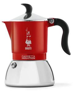 Bialetti Fiammetta indukciós kotyogós kávéfőző 4 adag, Piros (7144)