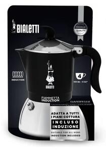 Bialetti Fiammetta indukciós kotyogós kávéfőző 4 adag, fekete (7146)