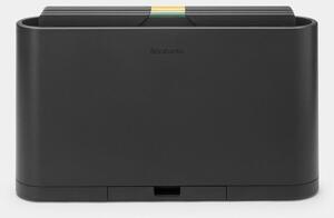 BRABANTIA Tasty+ Slice & Dice vágódeszka szett. 4db-os. tartóval. kihúzható telefon/ tablet állvány. sötétszürke. 360x218mmm - 229466
