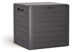 Prosperplast WOODEBOX kerti box barna 140L